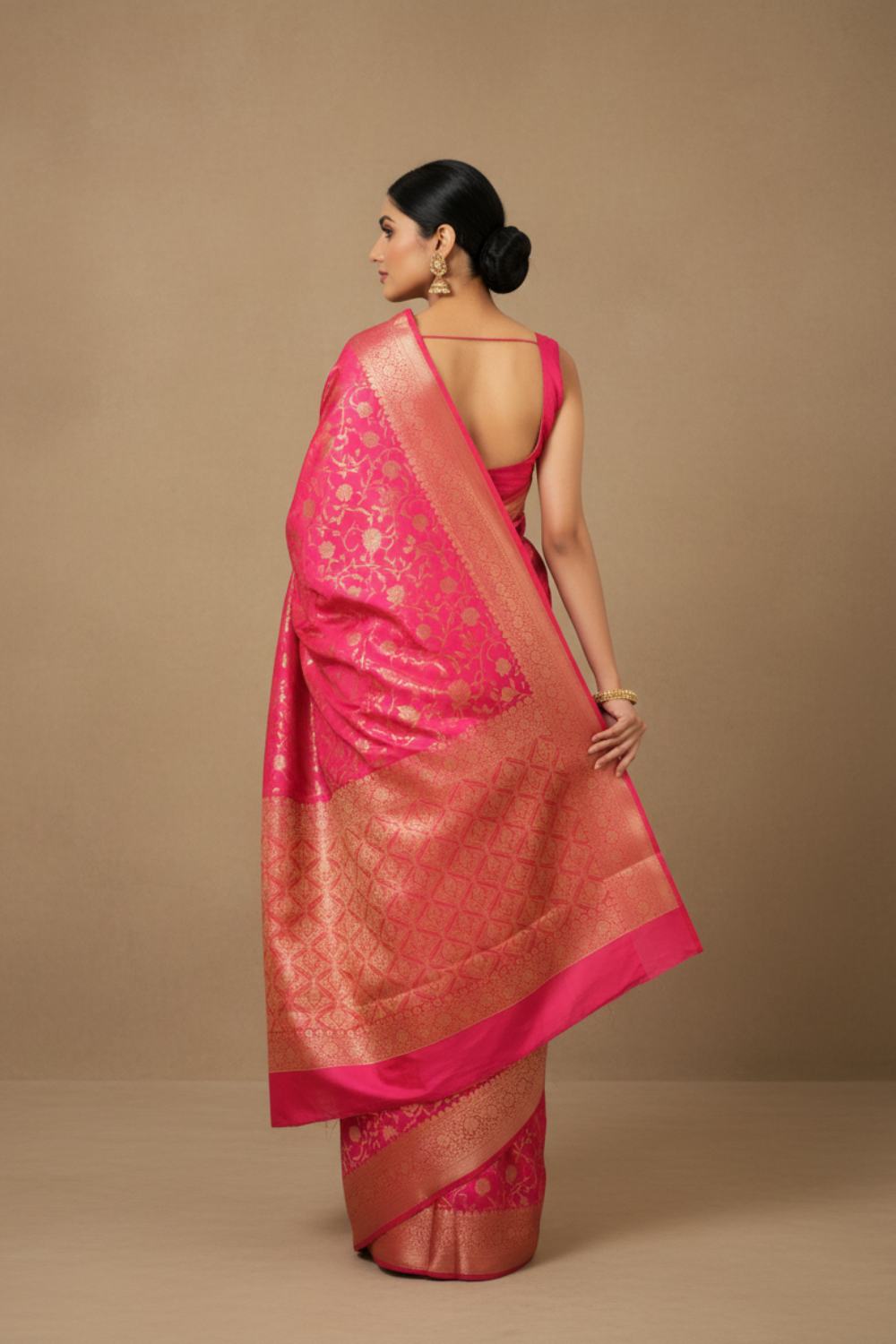 Rani Banarasi Silk Saree